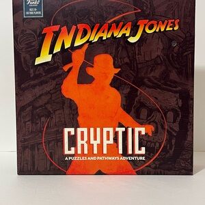 Funko Games Indiana Jones Cryptic Board Game Puzzles and Pathways Adventure NEW